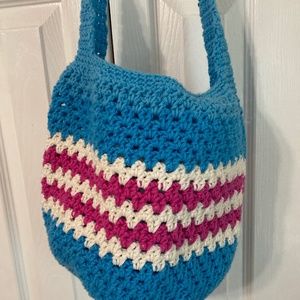 Hand crochet bag